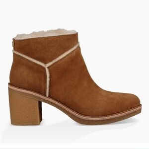 Ugg Kasen Casual Boots Women's Tan Suede Ankle Boots Estonia Size 9